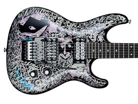 Ibanez recreates Joe Satriani's 'Black Dog' guitar